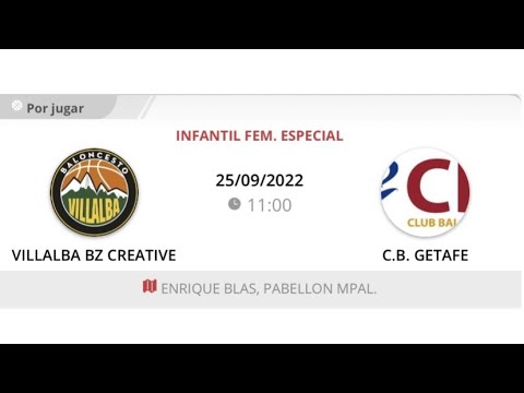 Infantil fem 09 VILLALBA BZ CREATIVE - CB GETAFE