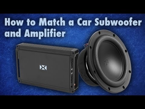 How to Match a Car Subwoofer and Amplifier