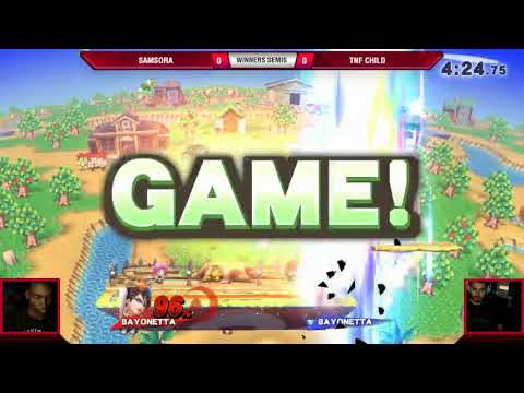 VS Weekly 8/16/18 - Winners Semis - Samsora (Bayonetta) vs TNF Child (Bayonetta) - Smash 4