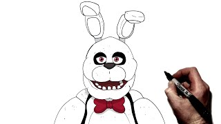 How To Draw Bonnie | Step By Step | FNAF