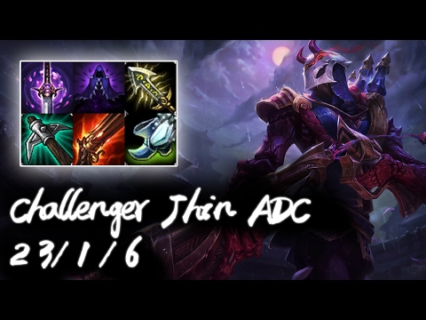 Challenger Jhin vs Ashe | Thresh OP :D ! | Korea High Elo Replays