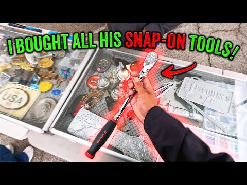 Swap Meet Vendor Sold Me ALL His Snap-On Tools (Over $1000 worth of Tools?)