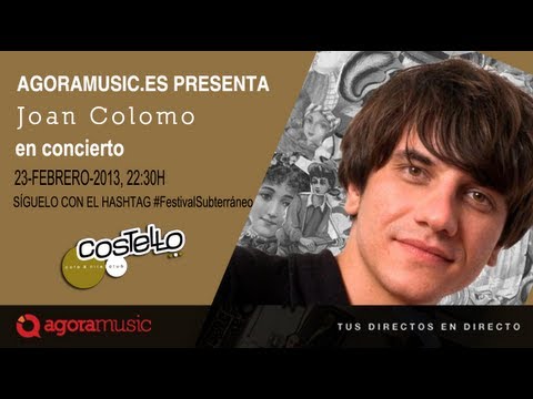 Joan Colomo en directo desde Costello Club