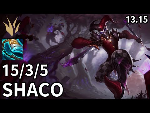 Shaco Jungle vs Fiddlesticks - EUW Diamond  | Patch 13.15