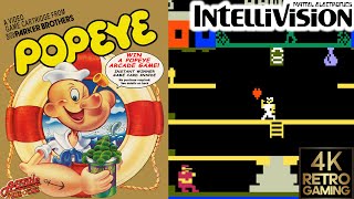 Popeye Intellivision 4k Gameplay