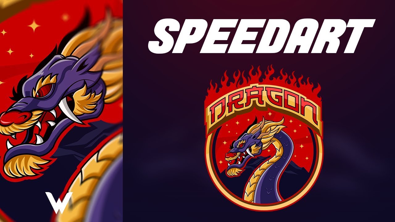 Mascot Logo Speed Art: Year of The Dragon