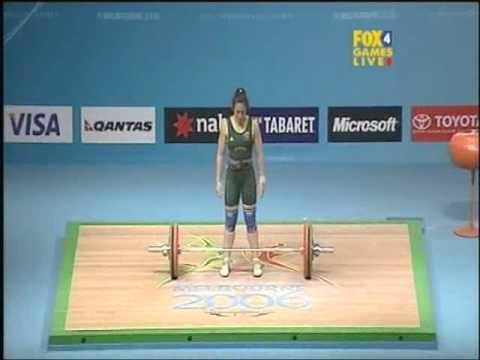 Natasha Barker Melbourne 2006 Commonwealth Games Weightlifting 58kg