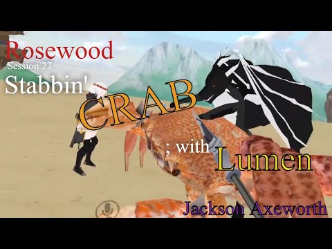 VRChat RP - Rosewood session 27; Stabbin' Crab with Lumen