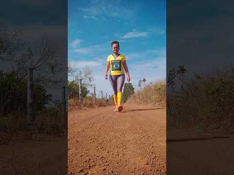 Caminhada sertaneja Comunidade Santa Rita município Vianópolis Goiás Brasil