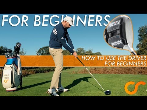 Part of a video titled HOW TO HIT THE DRIVER FOR BEGINNERS - YouTube