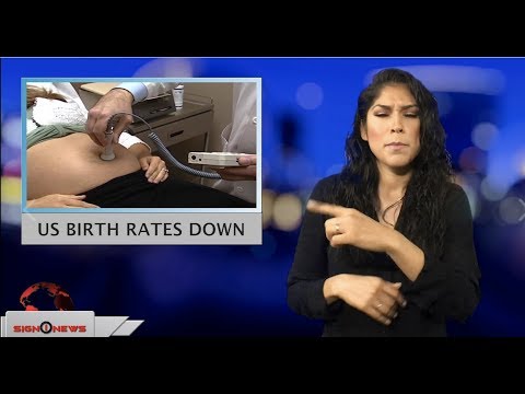 US birth rates down (ASL - 10.18.18)