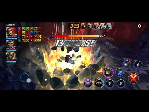 Black Widow vs Knull stage 84 [Marvel Future Fight]