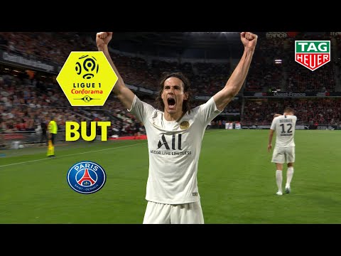But Edinson CAVANI (36') / Stade Rennais FC - Paris Saint-Germain (2-1)  (SRFC-PARIS)/ 2019-20