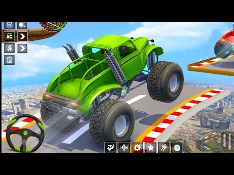 Real Monster Truck Demolition Derby Stunts Extreme Crash Car Racing 3D - Android GamePlay