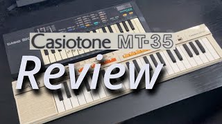 Video thumbnail for Casio MT-35 Review & Demo by Beattie