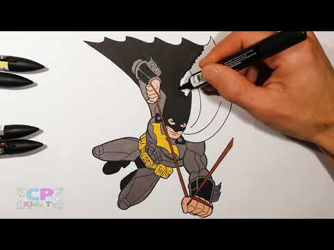 Batman Coloring Pages for Kids Part 4, Batman Coloring Pages Fun , Coloring Pages Kids Tv
