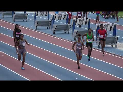 Girls 100m Dash 15-16 Year Old Heat 4 - 44th Annual Northwest Track and Field Classic 2019