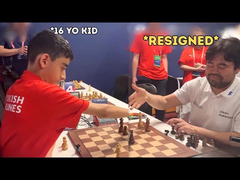 13-Year-Old Cannot Believe He Just Beat Hikaru Nakamura