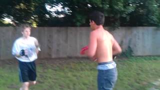 Backyard fight - brown vs white