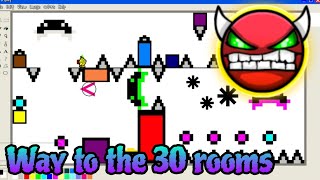 Way to the 30 rooms by Davidegamer 100% (Platformer Hard Demon) - Geometry Dash 2.2