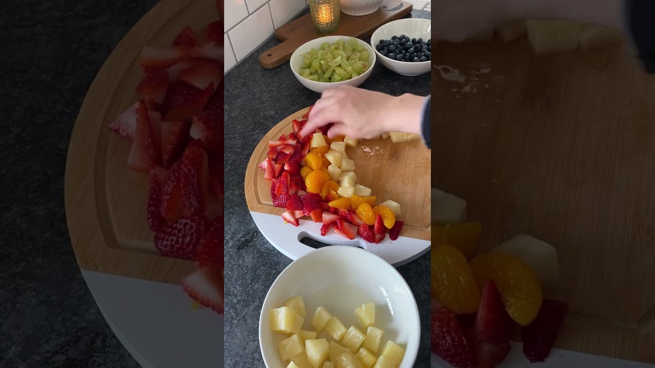 Easy Fruit Rainbow Snack for St. Patrick’s Day! 🌈 🍀