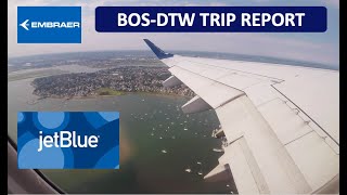 jetBlue 1237 | BOS-DTW | ERJ-190 | Economy