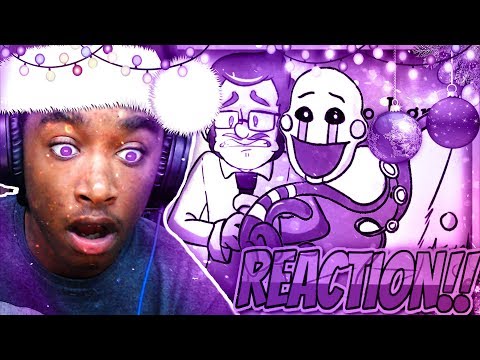 Amiri React To: A VERY SCARY CHRISTMAS | Horror Game Xmas Song! FNAF, Bendy, Baldi, DDLC and more!