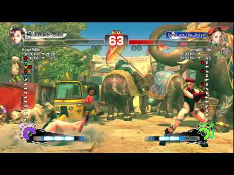 SSF4 AE Ver 2012 HanaMille (Chun Li) vs yopiiiiiiiiiin (Cammy)
