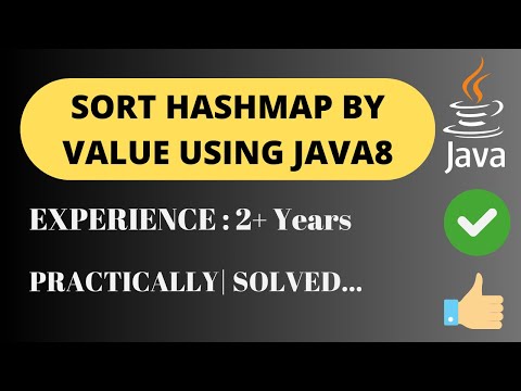 Sort Map By Value Using Java8 Java Javaprogramming Javainterviewquestions