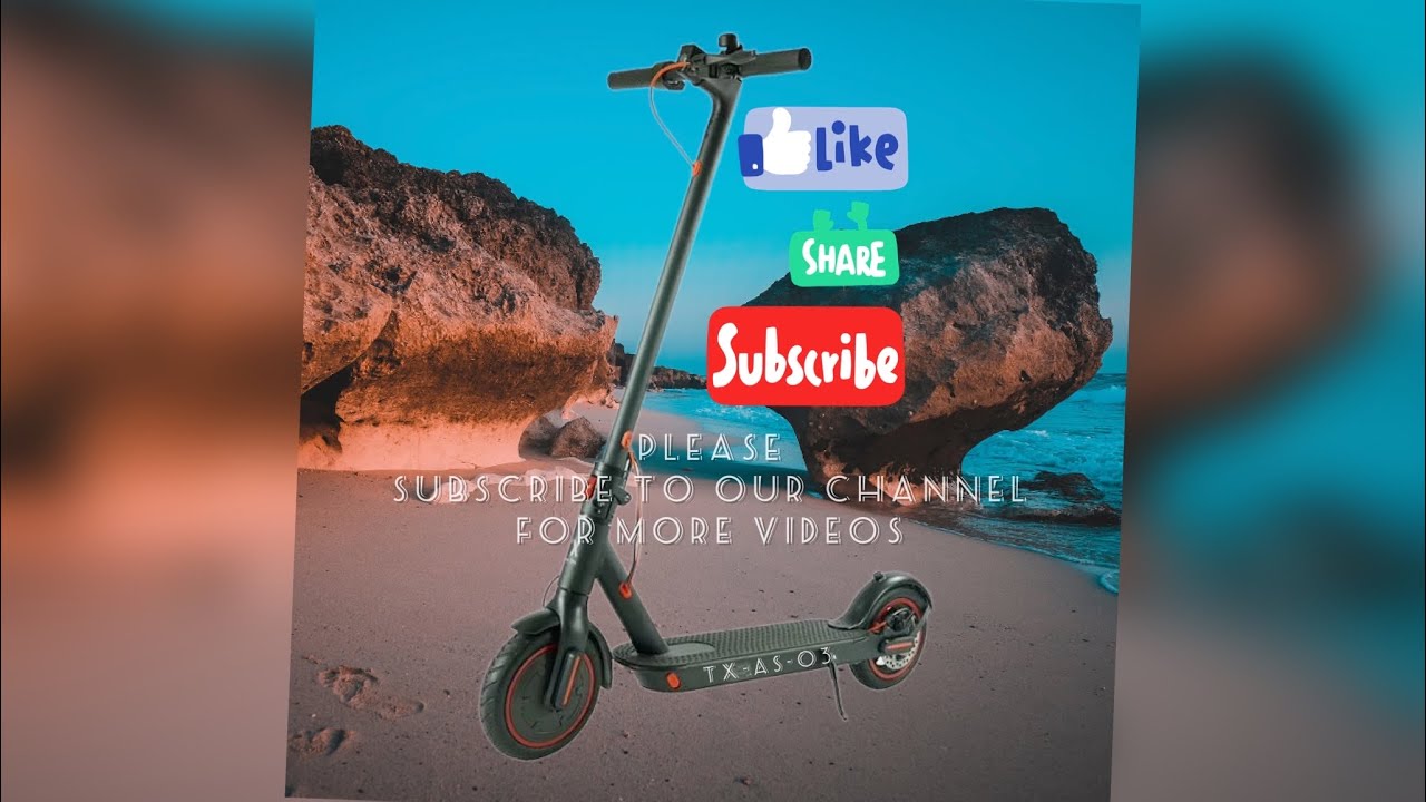 E-SCOOTER TX-AS-03 UNBOXING