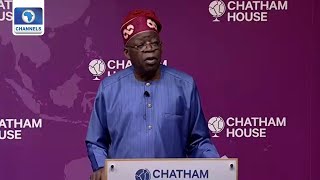 FULL VIDEO: Tinubu Speaks At Chatham House, Discusses His Plans For Nigeria