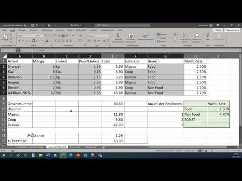 15, Excel Basis, Blattschutz, Blatt sperren, Zellen sperren, Zellen entsperren