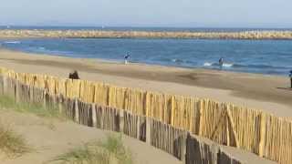preview picture of video 'La nouvelle dune aux Cabanes de Fleury 7 mars 2014'