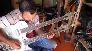 Video thumbnail for Gretsch Guitar G5566 Jet™ Double Neck..test by Mário Peres
