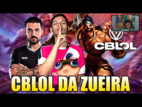 REAGINDO A BRTT DE DRAVEN E ANIVIA TOP DO FNB - CBLOL DA ZUEIRA
