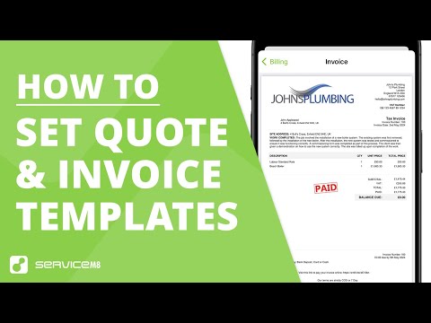 How to set up Quote and Invoice Templates in ServiceM8