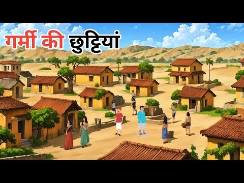 गर्मी की छुट्टियां!! garmi ki chhuttiyan!! hindi moral stories! bed time Stories! hindi kahaniyan!