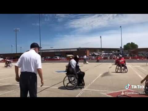 Wheelchair Softball Game Has Play At The Plate Collisions & All