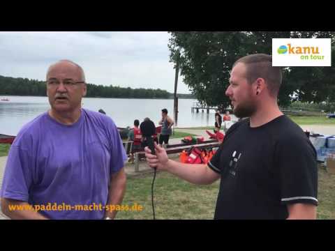 Kanu on Tour 2016 - dickes Lob am Senftenberg See