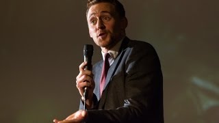 Tom Hiddleston impersonation at Popcorn Taxi: Owen Wilson as 'Loki'.