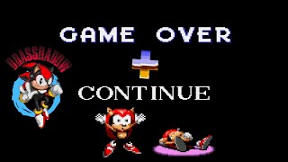Mighty in Sonic 1 - Game Over + Continue