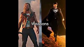 Thor⚡ vs Black ✴️Superman 3 Round Marvel vs DC Vs Thor Vs Superman #youtubeshorts #shorts