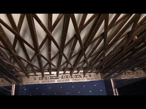 Old Gated Waygood Otis Lift in Bournemouth