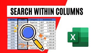 How to Search Within a Specific Column in Excel