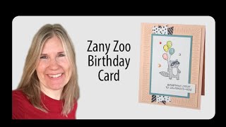 Zany Zoo Birthday Card