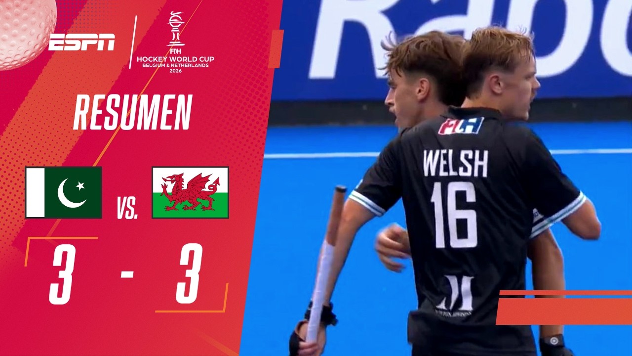 EN UN PARTIDAZO LLENO DE GOLES, PAKISTÁN Y GALES QUEDARON EN TABLAS | Pakistán 3-3 Gales | RESUMEN