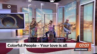 Colorful People - YOUR LOVE IS ALL (live) | Televízia JOJ