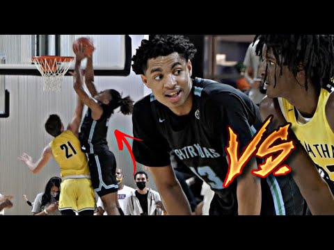 Team Thad vs Nightrydas Was MUST SEE TV! Nasty Poster & Ankle Breaker! | Full Game Highlights EYBL
