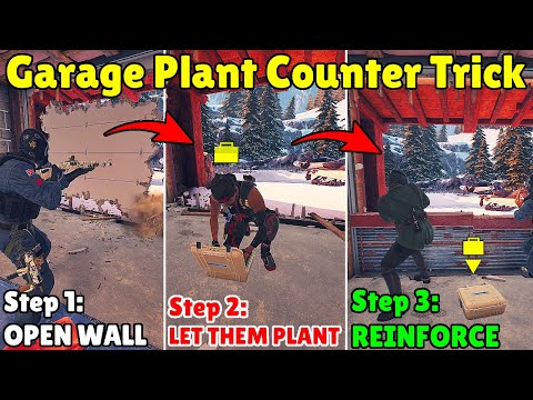 *555 IQ* Bait Trick To Counter ALL Garage Plant/Push In Rainbow Six Siege Crystal Guard