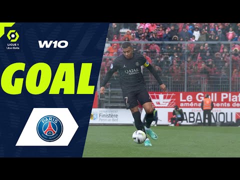 Goal Kylian MBAPPE (28' - PSG) STADE BRESTOIS 29 - PARIS SAINT-GERMAIN (2-3) 23/24